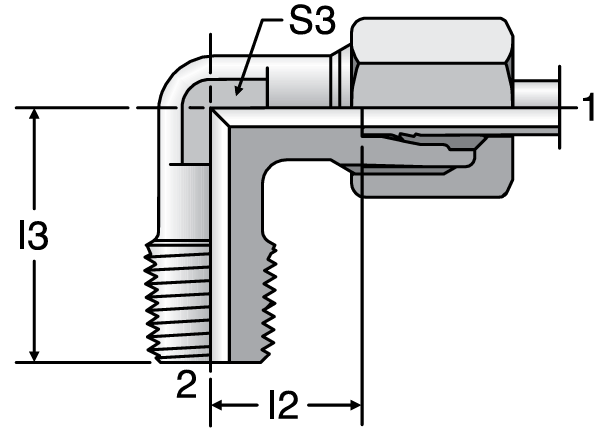 Parker WE-M keg - EO Male Elbows