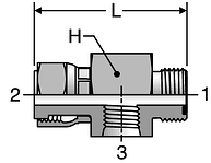 Parker Gauge Port Tees