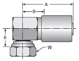 Parker HY series 193HY crimp fitting