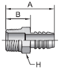 Parker 88 series 0188 fitting