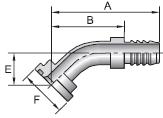 Parker 88 series 1788 fitting