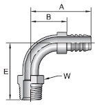 Parker 88 series 2188 fitting