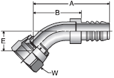 Parker 88 series 3788 fitting