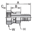 Parker 88 series JC88 fitting