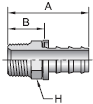 Parker 82 series 30182 fitting