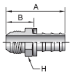 Parker 82 series 30382 fitting