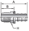 Parker 82 series 30482 fitting