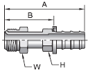 Parker 82 series 32882 fitting