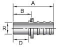 Parker 82 series 33482 fitting