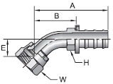 Parker 82 series 33782 fitting