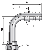 Parker 82 series 34182 fitting