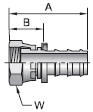 Parker 82 series 37G82 fitting