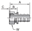 Parker 82 series 39282 fitting