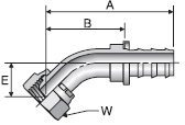 Parker 82 series 3C482 fitting