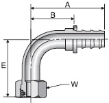 Parker 82 series 3CF82 fitting