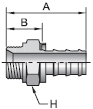 Parker 82 series 3D982 fitting