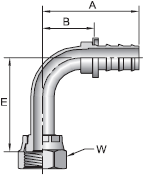 Parker 82 series 3J182 fitting