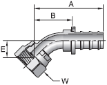 Parker 82 series 3J782 fitting