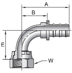 Parker 82 series 3J982 fitting