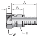 Parker 82 series 3JC82 fitting