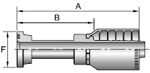 Parker 78 series 11578 crimp fitting