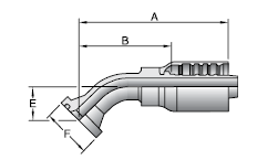 Parker 77 series 11777 crimp fitting