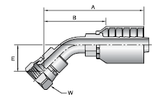 Parker 77 series 13777 crimp fitting