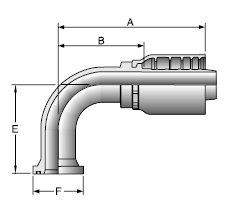 Parker 77 series 14N77 crimp fitting