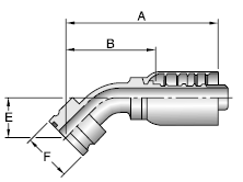 Parker 77 series 1X777 crimp fitting