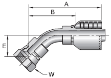 Parker 71 series 13771 crimp fitting