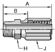 Parker 42 series 20142 fitting