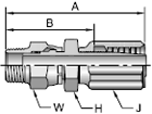 Parker 42 series 21342 fitting