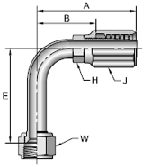 Parker 42 series 24142 fitting