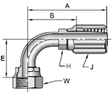 Parker 42 series 2J942 fitting