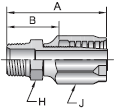 Parker 30 series 20130 fitting