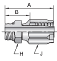 Parker 30 series 20530 fitting