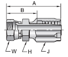 Parker 30 series 20830 fitting