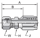 Parker 30 series 21130 fitting