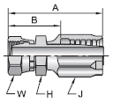 Parker 30 series 21230 fitting