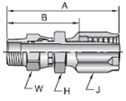 Parker 30 series 21330 fitting