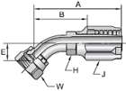 Parker 30 series 23730 fitting