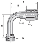 Parker 30 series 24130 fitting