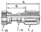 Parker 30 series 2JS30 fitting