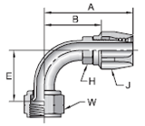 Parker 21 series 27921 field attachable fitting