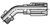 Parker Male Inverted SAE 45˚ - Swivel - 45˚ Elbow 20-Series Male Inverted SAE 45˚ - Swivel - 45˚ Elbow