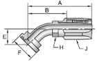 Parker 20 series 21720 field attachable fitting