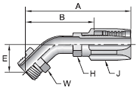 Parker 20 series 26720 field attachable fitting