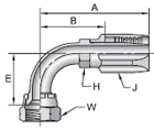 Parker 20 series 27920 field attachable fitting