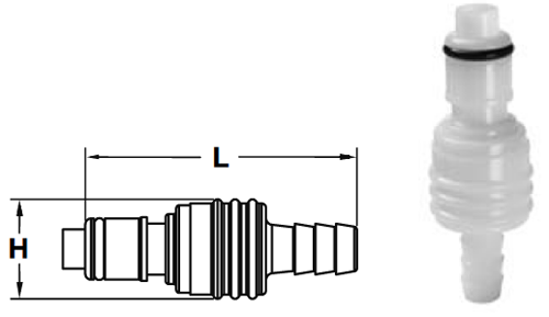 Parker PPA Series Thermoplastic Couplings