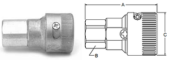 Parker Twist-Lock Series Female Pipe Thread Couplers